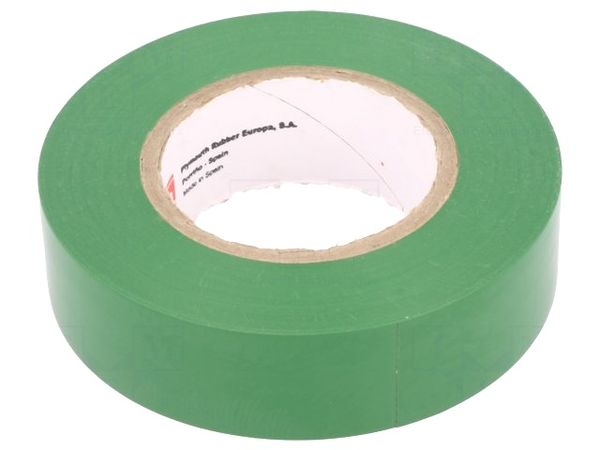 N-12 PVC TAPE 19MMX20M GREEN electronic component of PLYMOUTH