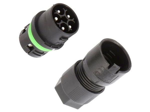 3801/V-M-5P-BK  Connectors