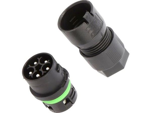 3801/V-M-5P-BK Standard Circular Connector