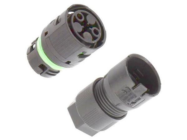 3802/V-M-2P-BK  Connectors