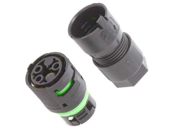 3802/V-M-3P-BK Standard Circular Connector