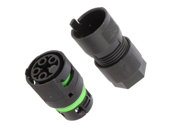 3802/V-M-4P-BK Standard Circular Connector