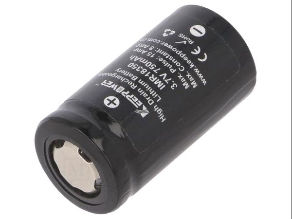 IMR18350 750MAH LI-ION electronic component of Keeppower