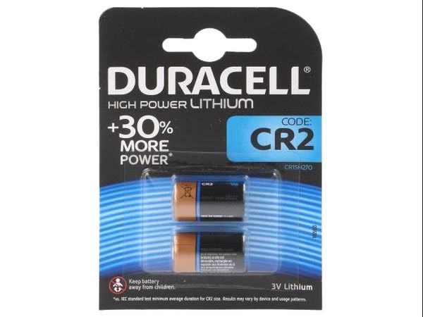 CR2 electronic component of Duracell