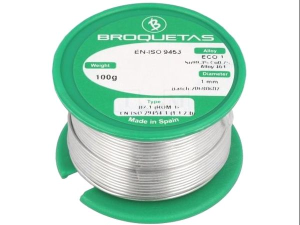 ECO1 B2.1 1,0MM 100G electronic component of Broquetas