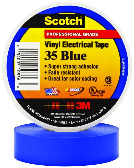 35 BLUE (3/4"X66FT) electronic component of 3M