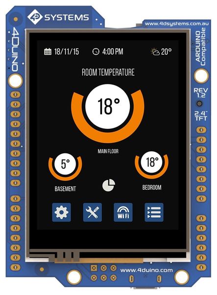 4Duino-24 electronic component of 4D Systems