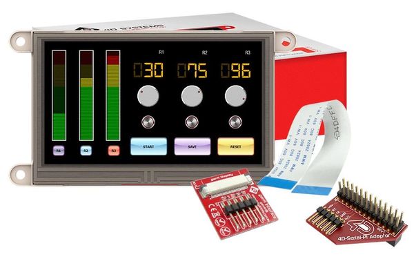 gen4-uLCD-43DT electronic component of 4D Systems