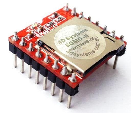 SOMO-II electronic component of 4D Systems