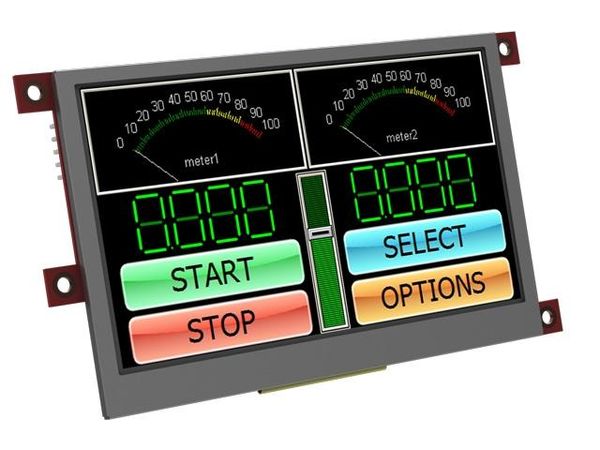 uLCD-43D electronic component of 4D Systems