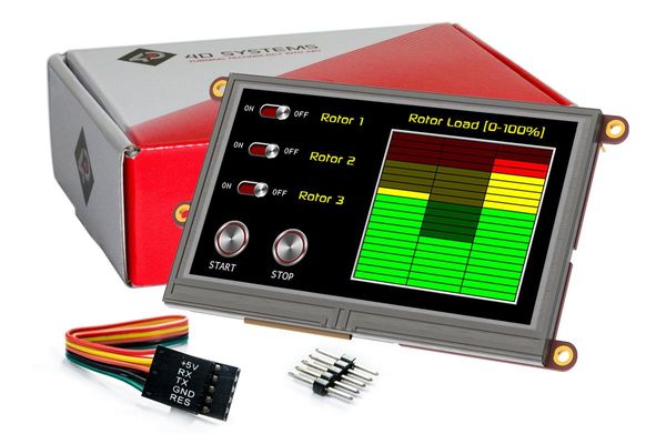 ULCD-43DT-AR electronic component of 4D Systems