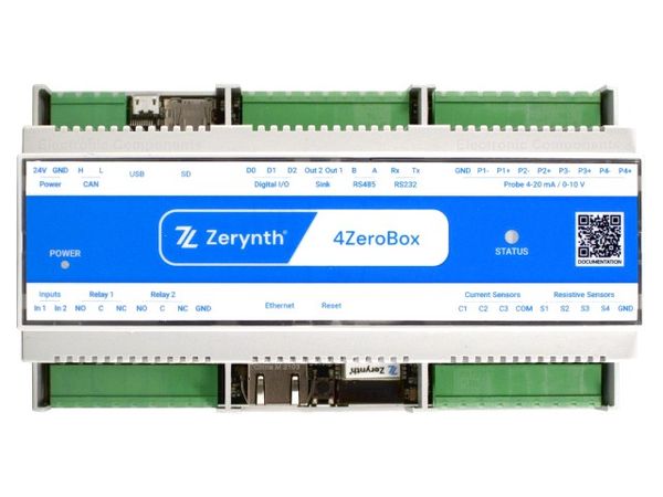 4 ZERO BOX electronic component of Zerynth