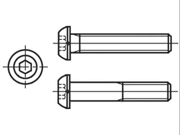 M3X8/BN1593 ISO7380 electronic component of Bossard