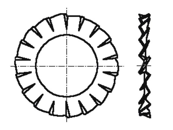 M4/BN781 DIN6798A electronic component of Bossard