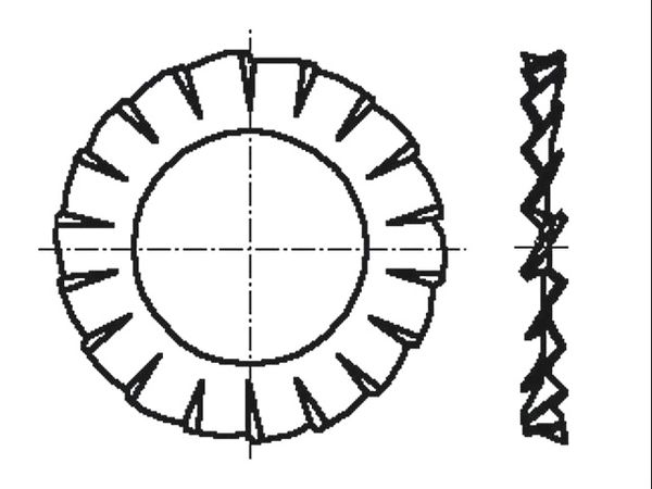 M6/BN781 DIN6798A electronic component of Bossard