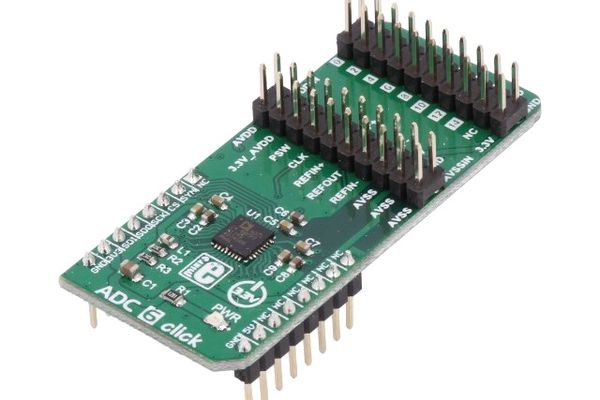 ADC 6 CLICK electronic component of MikroElektronika