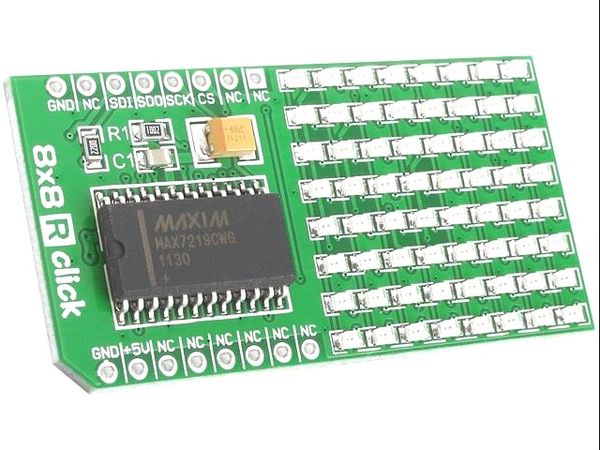 8X8 RED CLICK electronic component of MikroElektronika