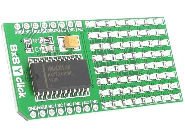 8X8 YELLOW CLICK electronic component of MikroElektronika