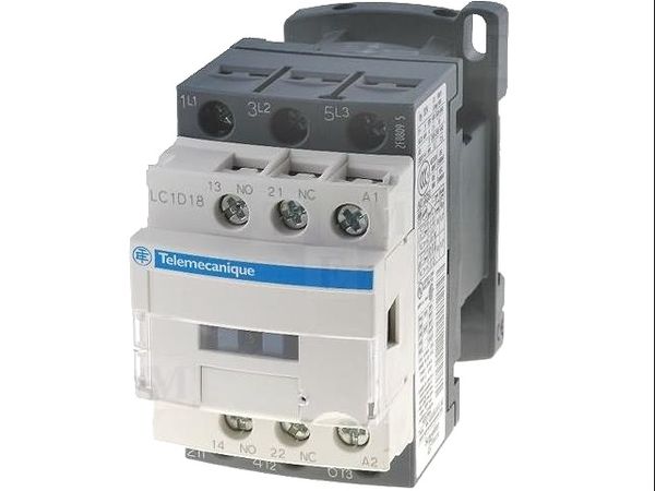 LC1D38E7 SCHNEIDER ELECTRIC - Contactor: 3-pole, NO x3; Auxiliary  contacts: NO + NC; 48VAC; 38A