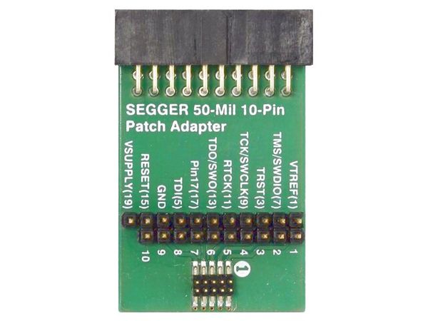 8.06.28 50-MIL 10-PIN PATCH ADAPTER electronic component of Segger Microcontroller