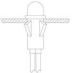 1090A6-28V electronic component of Visual Communications Company