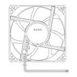 EF80252S1-1000U-A99 electronic component of Sunon