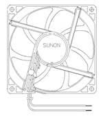 EF92252S1-1000U-A99 electronic component of Sunon