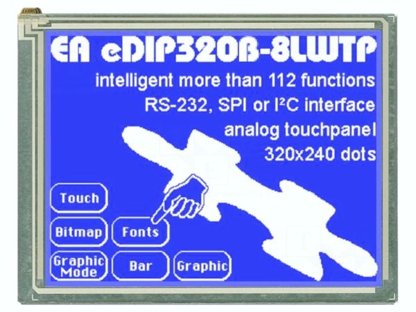 EA EDIP320B-8LWT electronic component of Display Visions