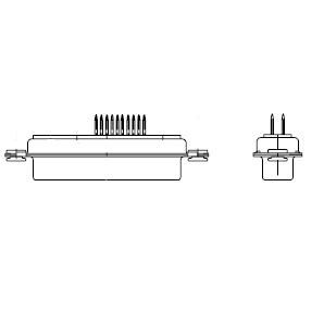 DAM3W3SN electronic component of ITT