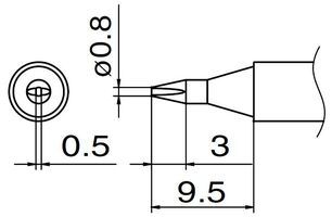 T12-D08 electronic component of Hakko