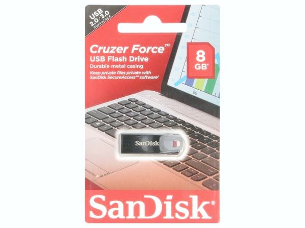  SanDisk 64GB Cruzer Force USB 2.0 Flash Drive -  SDCZ71-064G-B35, Black : Electronics