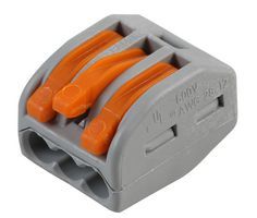 Wago 3 Port Lever Nut Connector (Wago 222-413/K194-4045)