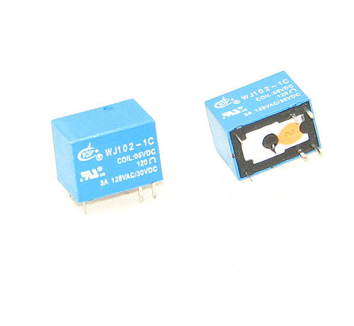 WJ102-1C-5VDC-120R electronic component of WJ Relay