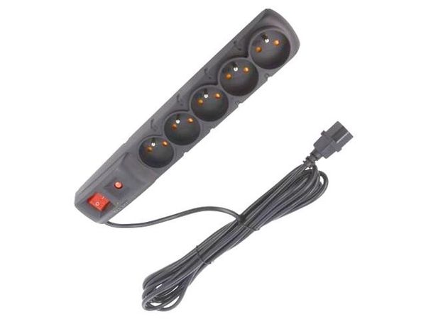 ACAR F5 IEC 5M BLACK  Connectors