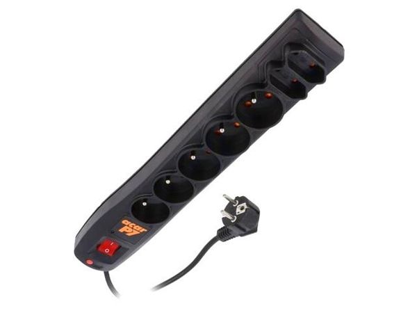 ACAR P7 1.5M BLACK  Connectors