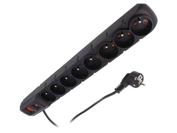 ACAR S8 1.5M BLACK  Connectors