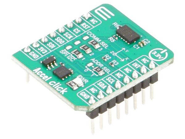 ACCEL CLICK - CLICKID electronic component of MikroElektronika