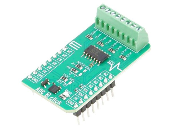 ADC 3 CLICK - CLICKID electronic component of MikroElektronika