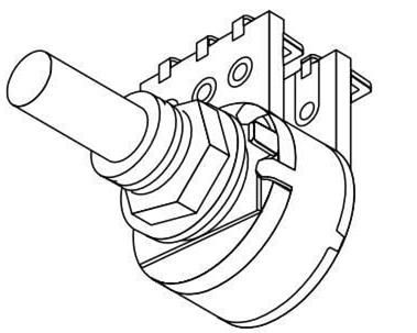 RV16A03F-10-15R1-B10K-0030  Passive Components