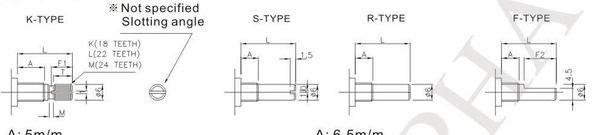 RV24A01F-10-15R1-B100K-3LA electronic component of Alpha Taiwan