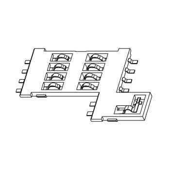 7311S0725A01LF electronic component of Amphenol