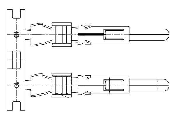 SS12A1F-10 electronic component of Amphenol