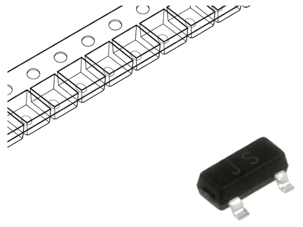 BAS21TR electronic component of SMC Diode