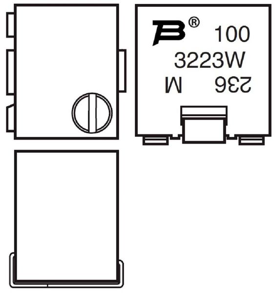 3223W-1-105E electronic component of Bourns