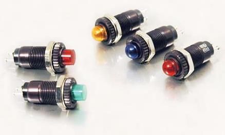 Electronic Components of Complete Assemblies for Panel Mount Indicator Lamps