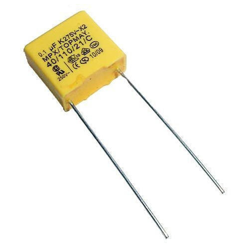 thumbnail image 2 of MKP X2 Safety Capacitor - 275V AC, Various UF Values (0.01 To 2.2 UF, ±10%) 2 of 5