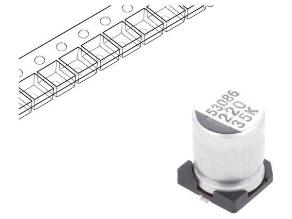 CK1V227M08010VR electronic component of Samwha