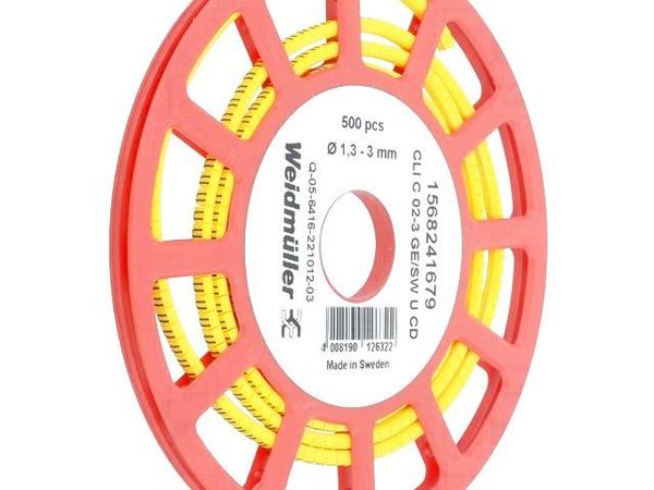 CLI C 02-3 GE/SW U CD Wire Labels & Markers