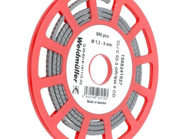 CLI C 02-3 GR/SW 8 CD Wire Labels & Markers