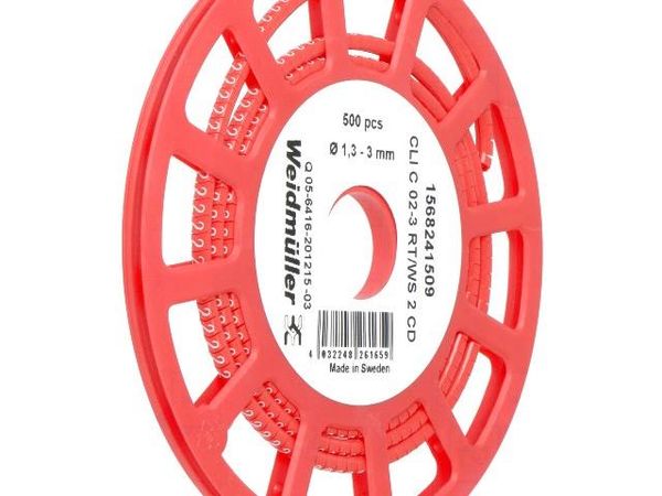 CLI C 02-3 RT/SW 2 CD Wire Labels & Markers